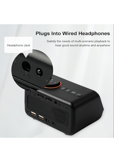 Büyük Led Ekranlı Dijital Çalar Saat 0-100% Dimmer Siyah