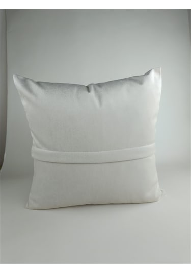 Mrs.gugar Krem Kare Kırlent Kılıfı Krem