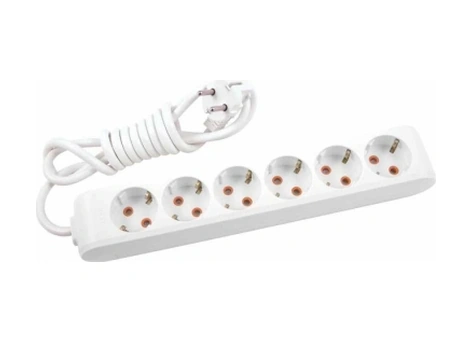6lı 3mt Uzatma Kablo Grup Priz 9011 3603 0.7 M