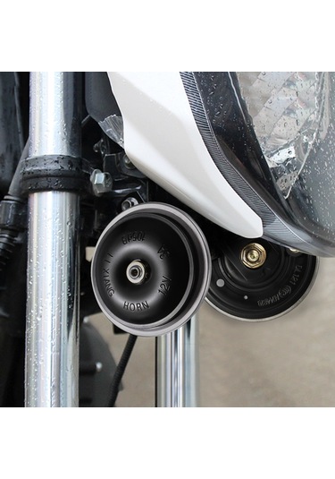 Dianziye 12v Metalik Su Geçirmez 105db Motor Geri Çağırma Sistemi, Evrensel Uyumlu Siyah Mini Hoparlör