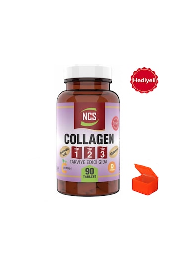 Ncs Hidrolize Collagen Type 1-2-3 Vitamin C 90 Tablet + Hap Kutusu