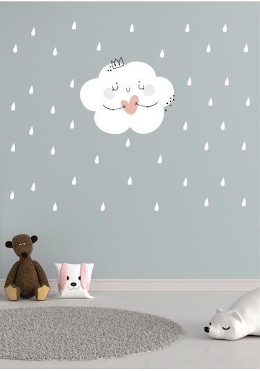 Sevimli Bulut  Prensesi ve Yağmur Damlası