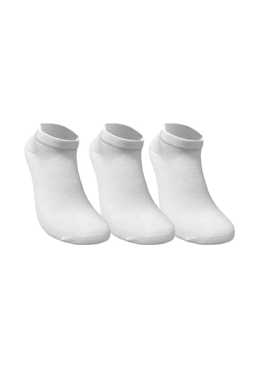 Skadi Mons Ankle 3 Pack Unisex Beyaz Çorap 1605030123-100 Beyaz