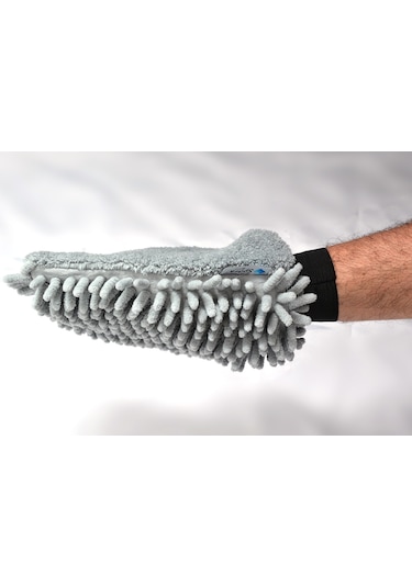Spark Mikrofiber Oto Yıkama Süngeri ve Temizlik Eldiveni Set 2'li