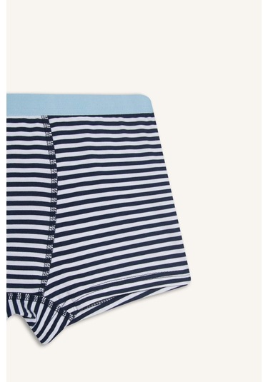 Defacto Erkek Çocuk Çizgili 3lü Boxer E1572a825aube107 Mavi