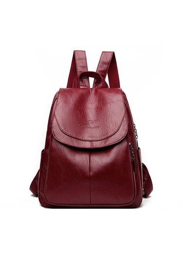 Ebedi Şanslar Büyük Kapasiteli Hırsızlığa Karşı Sırt Çantası-kırm Kırmızı