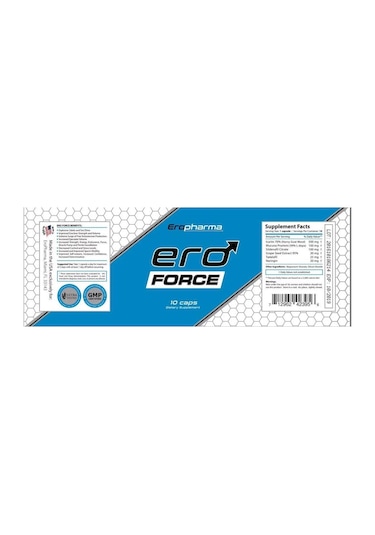 Core Labs Eroforce Tadalafil+sildenafil+grape 10 Caps