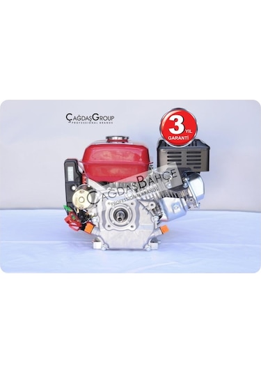 Goldmoto Gm200E Benzinli Motor 6.5 Hp Marşlı Krank Mili Kamalı