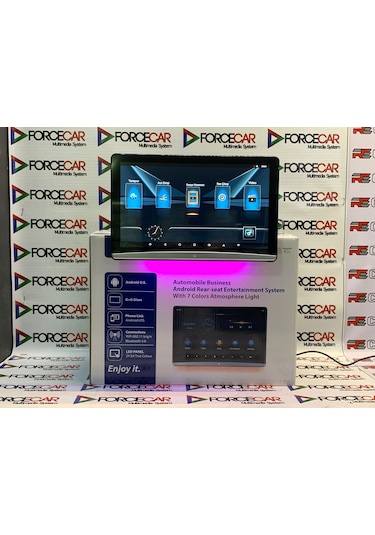 Her Araca Uyumlu Android 10.6 İnç Ambiyanslı Portatif Başlık