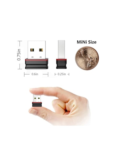 300 Mbps Kablosuz Mini Wireless Adaptör 802 11n