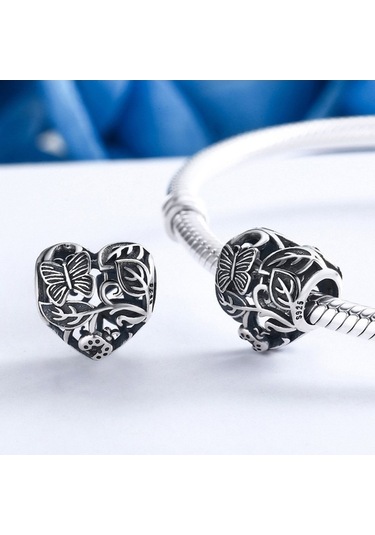 Fastbuy S925 Ayar Gümüş Aksesuarlar, Yağmur Bahçesi Boncukları Çok Renkli Takı El Yazımı Çok Renkli