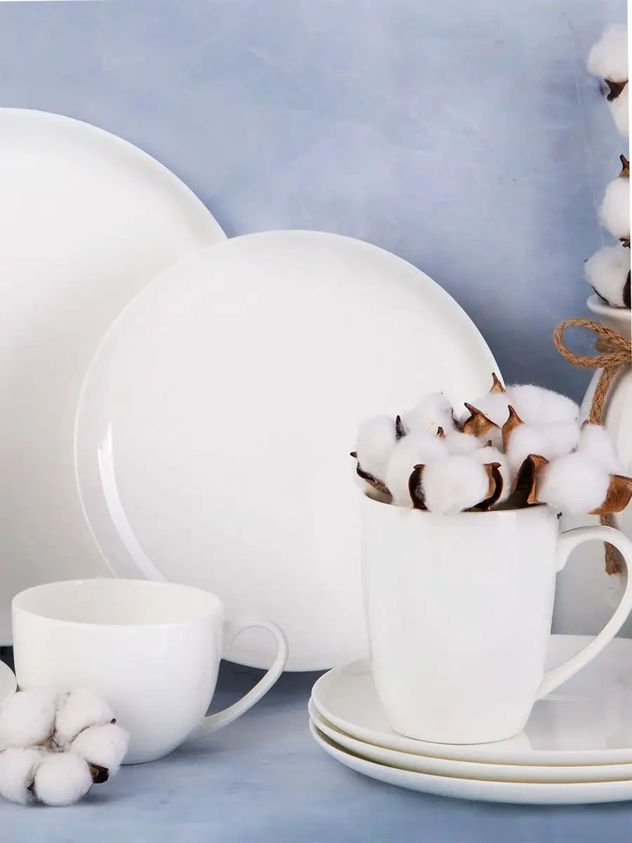 Lefard Çay Ve Kahve İçin Porselen Kupa 350 Ml 150764241 Beyaz