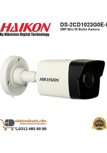 Haikon Ds-2Cd1023G0E-I 2Mp Mini Ir Bullet Kamera