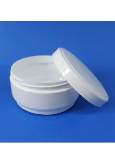 50 ML Beyaz Boş Kozmetik-Krem-Pomat Kutusu Plastik Krem Kavanozu 1-100 Adet