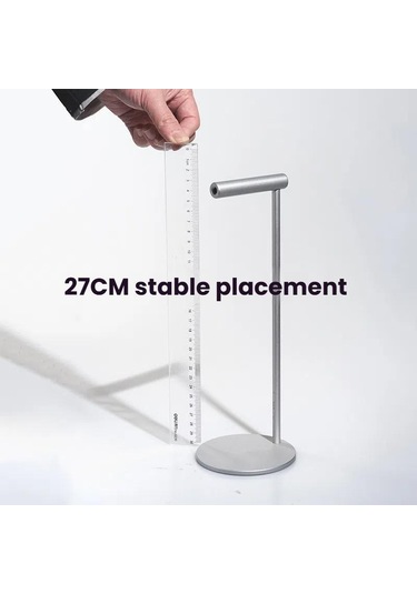 Sones Tamamen Alüminyum Alaşımlı Kulaklık Standı Kulaklık Ekran Braketi Gümüş Gri