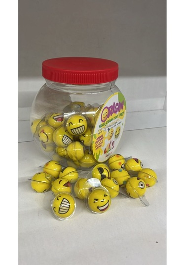 Origin Dolgulu Yumuşak Şeker Gülenyüz Emojili 60 Adet