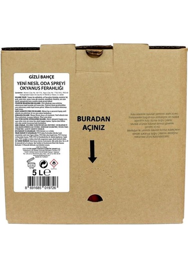 Eyüp Sabri Tuncer Yeni Nesil Oda Spreyi Okyanus Ferahlığı 5 L