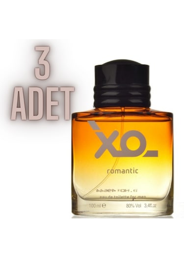 Xo Romantic Erkek Parfüm EDT 3 x 100 ML