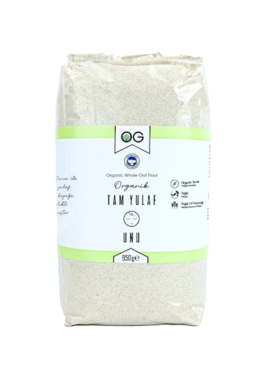 Organik Tam Yulaf Unu 650gr 650 G
