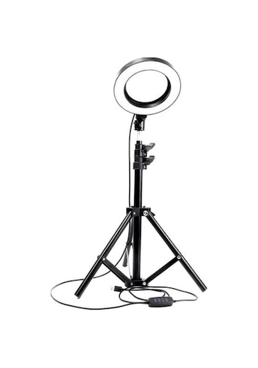 Azemax Geçmeli Tripod 10Inç Halka Led 168Cm Youtuber Video Selfi