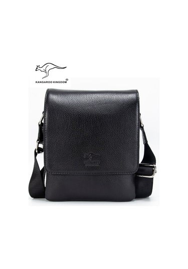 Erkek Postacı Askılı Hakiki Deri Çanta A+ Kangaroo Kıngdom 7279K