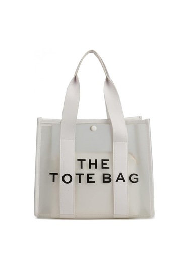 Dofolink Kadınlar İçin 2'li Transparan Pvc Çanta - Günlük Kullanim, İş Ve Seyahat İçin Çok Renkli