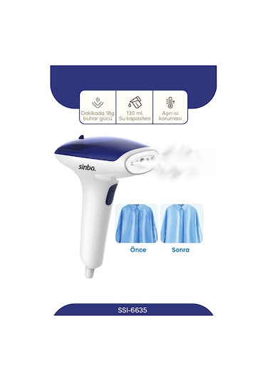 Sinbo Ssı-6635 Buharlı Kırışık Giderici