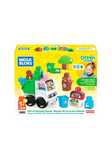 Mega Bloks. Doğa Dostu Arkadaşlar Seti. 19 Parça.+1 Yaş