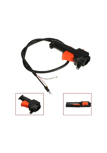 AsnMac  Motorlu Tırpan Sırt Model Gaz Tetik Komple Set CG/BG 430-