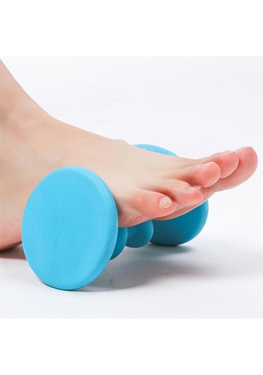 Homyl Taşınabilir Ayak Masajı Silindiri Plantar Topuk Mavi Mavi