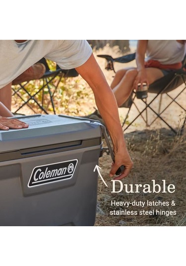 Coleman Convoy 55qt 52 Litre Taşınabilir Buzluk Gri