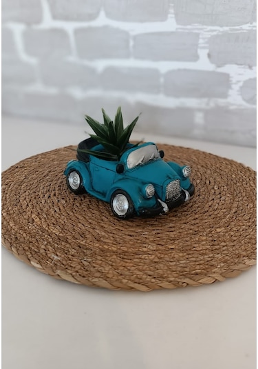 Araba Şeklinde Saksı Farklı Renklerde