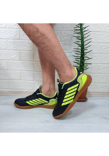 M.p 1351 Siyah-sarı Kaymaz Taban Futsal Futbol Ayakkabı Siyah - Sarı