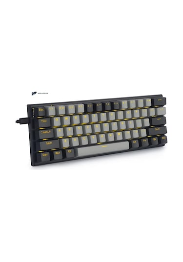 Mini T9 Türkçe Q Mekanik Klavye Red Switch Gamer Oyuncu Klavyesi