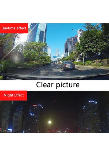 Wezone Araba İçi Ve Ön Kameralı Sürücü Kaydedici - 1080p Full Hd, 170 Görüş Açısı, Gece Görüşü, Çok Dillendirilmiş, Park Monitörü