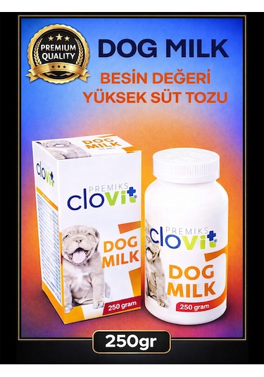 Clovit Yavru Köpekler İçin Süt Tozu 250 Gr
