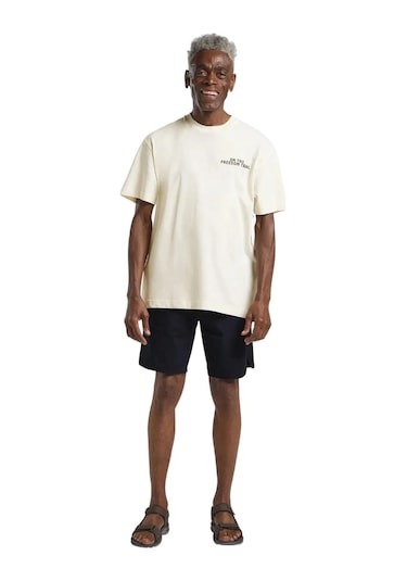 Jack Wolfskin Trailblazer Erkek Tişört Beyaz Beyaz