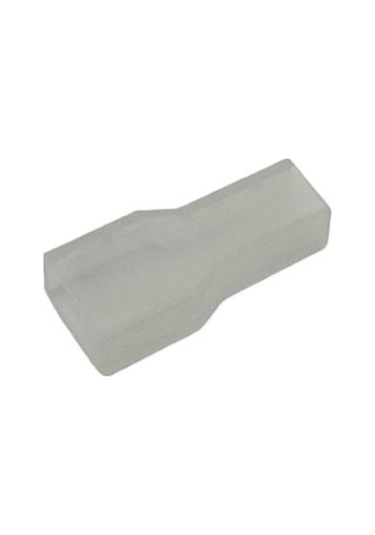 Fiş Kılıfı Pvc Standart 6.3 Mm Beyaz