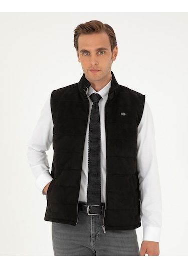 Pierre Cardin Erkek Siyah Deri Mont-kaban 50300552-001