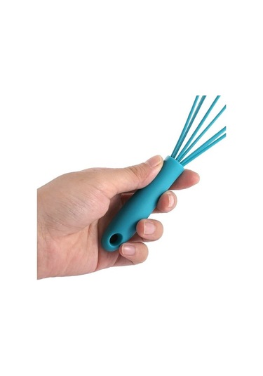 Ulzyvf Yumurta Yumurta Yeşil Yeşil Silikon Pişirme Mutfak Mini Mikseri Manuel Krem İnç Ev Çocuk Çırpıcı Aracı 6 İk Yeşil