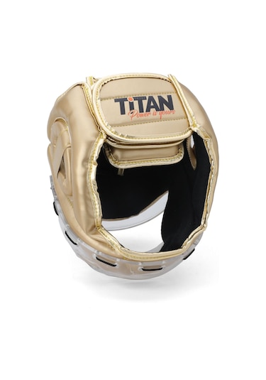 Yüz Korumalı Boks Kaskı , Gold Altın Model Çok Renkli