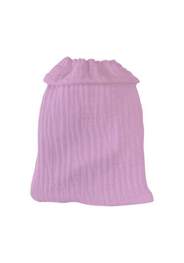 Bebek Banyo Lifi Tahriş Etmeyen Banyo Kesesi %100pamuk Gül Kurusu