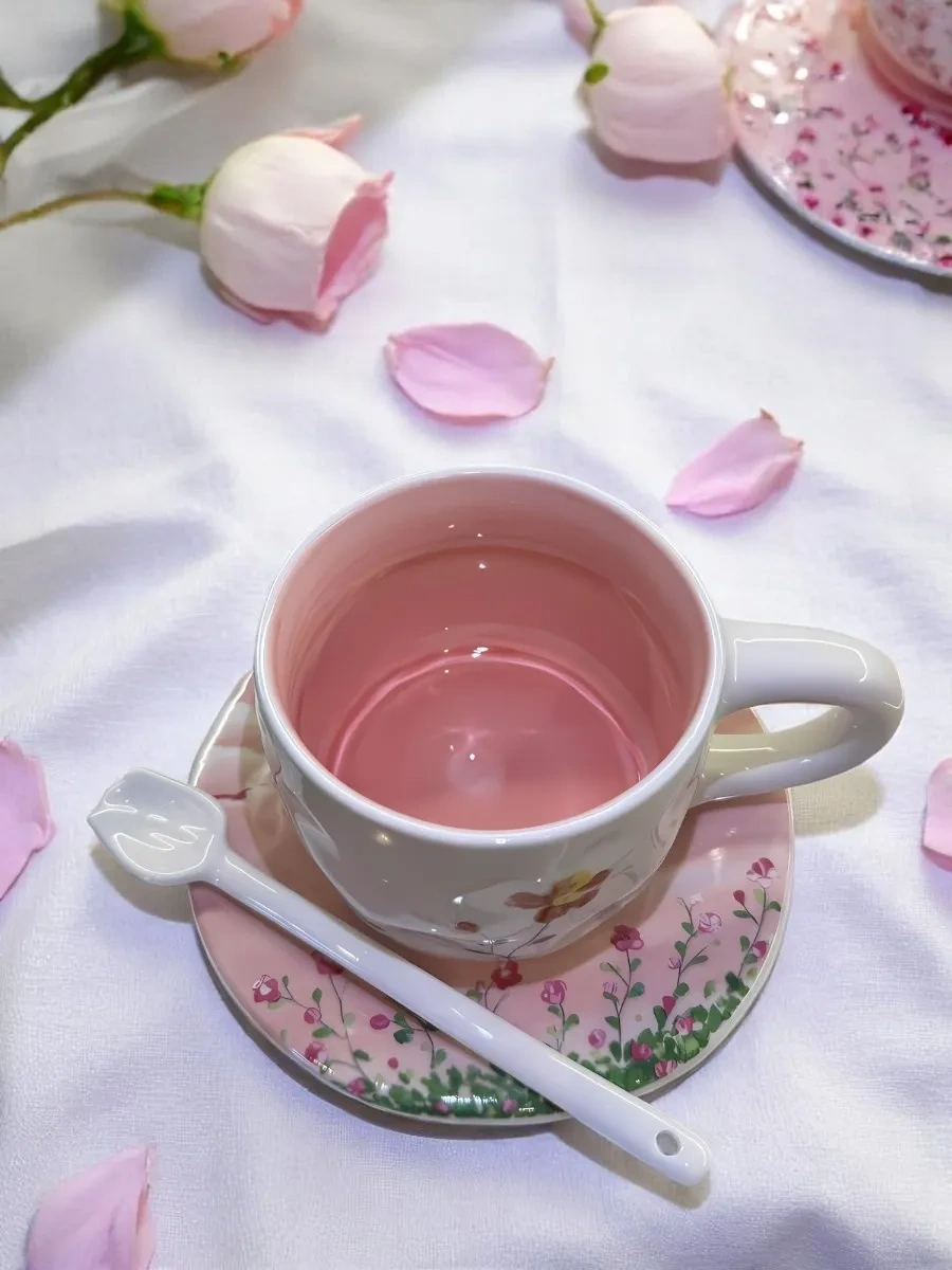 Arthomes Çay Takımı Fincan Ve Tabak Seti 250ml Hediye Seti 407661496 Beyaz