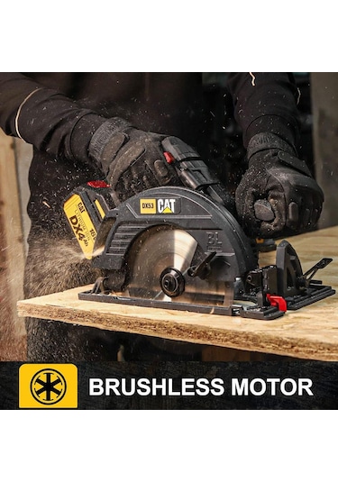 Cat DX53 18 Volt 4.0 AH 185 MM Kömürsüz Profesyonel Daire Testere