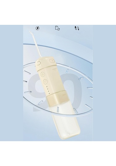 Suntek Elektrikli Diş İpi Taşınabilir Fildişi-beyazı