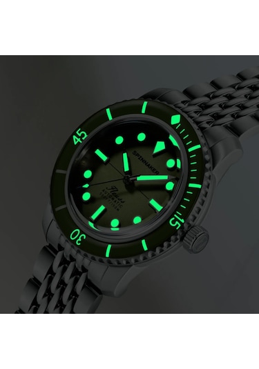 Spinnaker Fleuss 40 Automatic Sp-5133-bb Erkek Kol Saati Gri