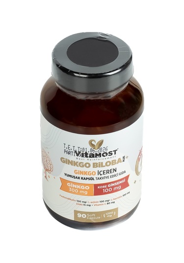 Vitamost Ginko Biloba Kore Ginsengi 90 Kapsül