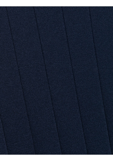 Koton Koton X Melis Ağazat - Etek Ucu Fırfırlı Midi Boy Kolsuz Bisiklet Yaka Triko Elbise Lacivert 5sak80009ht Lacivert