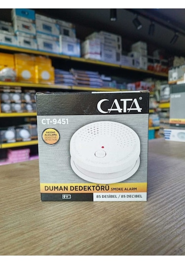 Ct-9451 Pilli Duman Dedektörü Pil Hariçtir
