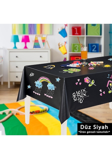 Yazılabilir, Silinebilir Pvc Masa Örtüsü